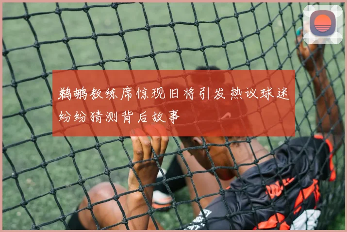 鹈鹕教练席惊现旧将引发热议球迷纷纷猜测背后故事